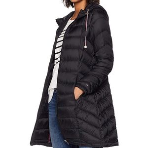 Tommy Hilfiger Mid Length Packable Down Coat